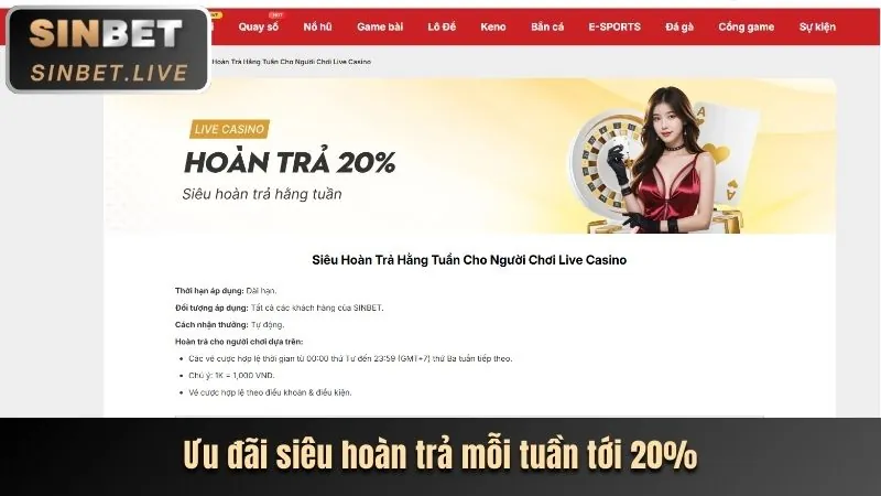 Hoàn Trả SIN88